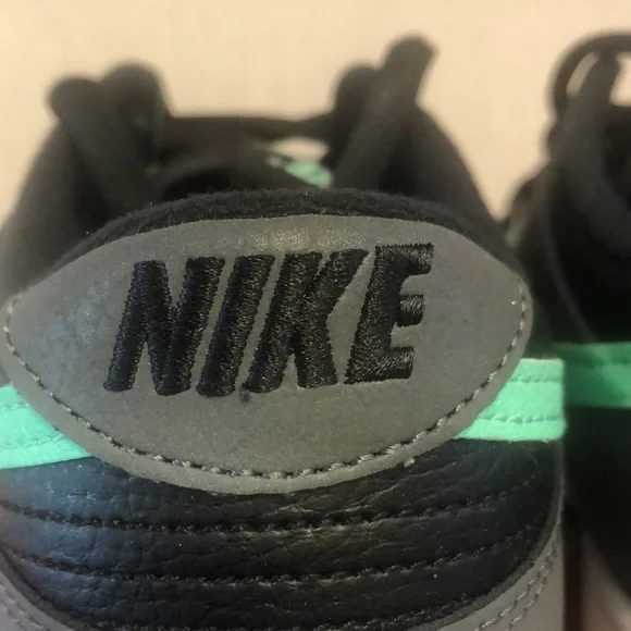 Nike Dunk Low Size 10.5. Iron Grey/Green Glow.